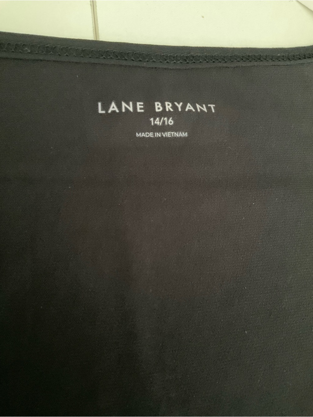 Lane Bryant 14/16 Black Sequined Scoop Neck Tank NWT - Picture 7 of 9